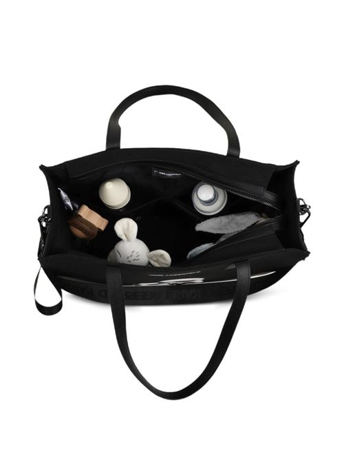 Borsa fasciatoio shopper unisex Karl Lagerfeld Kids nera Karl Lagerfeld Kids | Z3119509B